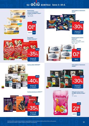 MAXIMA akcijų leidinys "AČIŪ akcijų  Nr. 13" nuo kovo 24 d.