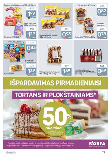 NORFA akcijų leidinys Nr. 20 nuo rugsėjo 18 d.