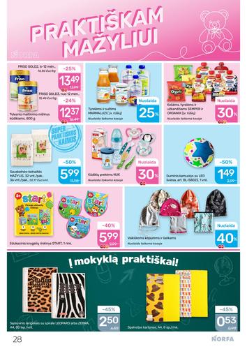 NORFA akcijų leidinys Nr. 20 nuo rugsėjo 18 d.