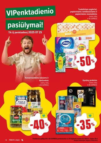 IKI akcijų leidinys "IKI Kaininis leidinys Nr. 30" nuo liepos 21 d.