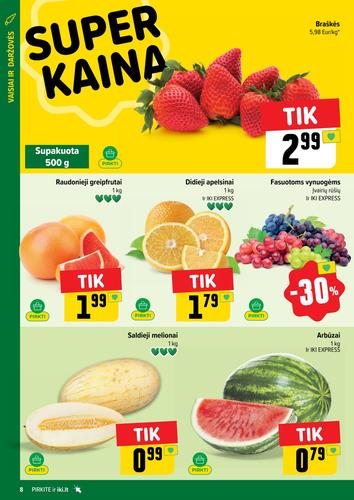 IKI akcijų leidinys "IKI Kaininis leidinys Nr. 30" nuo liepos 21 d.