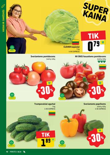 IKI akcijų leidinys "IKI Kaininis leidinys Nr. 30" nuo liepos 21 d.