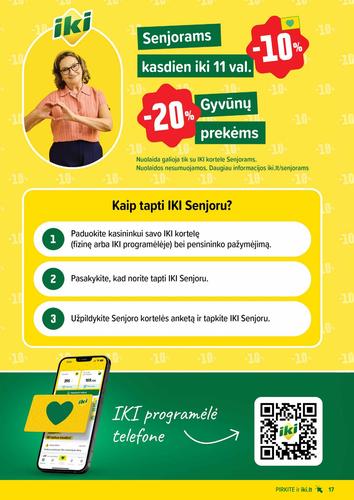 IKI akcijų leidinys "IKI Kaininis leidinys Nr. 30" nuo liepos 21 d.