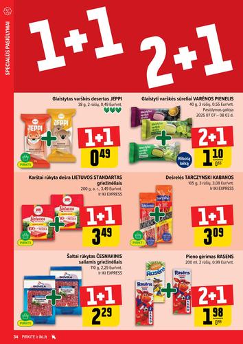 IKI akcijų leidinys "IKI Kaininis leidinys Nr. 30" nuo liepos 21 d.