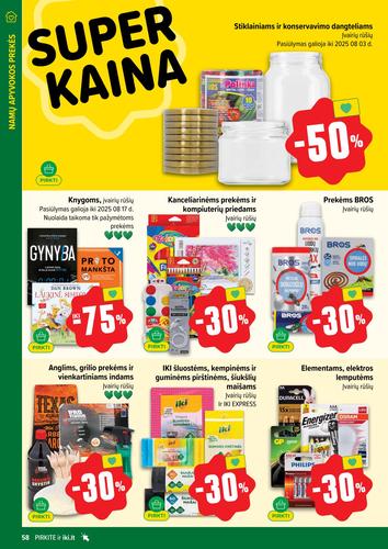 IKI akcijų leidinys "IKI Kaininis leidinys Nr. 30" nuo liepos 21 d.