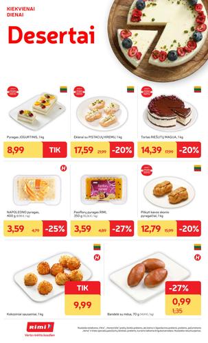 RIMI akcijų leidinys Nr. 37 nuo rugsėjo 8 d.