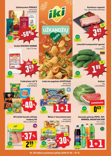 IKI akcijų leidinys Nr. 28 nuo liepos 6 d.
