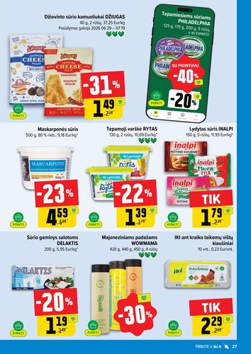 IKI akcijų leidinys Nr. 28 nuo liepos 6 d.