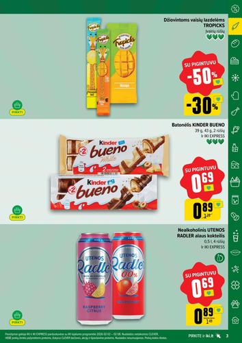 IKI akcijų leidinys "PIGINTUVO pasiūlymai Nr. 06" nuo vasario 2 d.