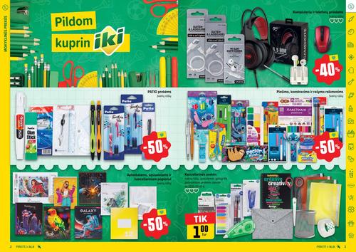 IKI akcijų leidinys "IKI Kaininis leidinys Nr. 33" nuo rugpjūčio 11 d.