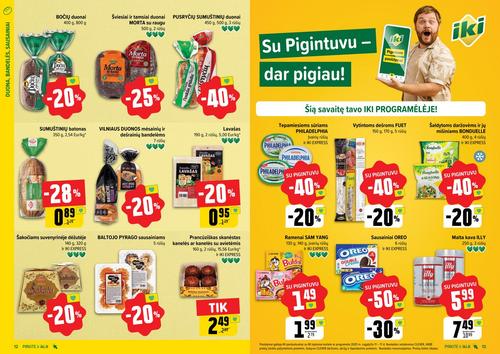 IKI akcijų leidinys "IKI Kaininis leidinys Nr. 33" nuo rugpjūčio 11 d.