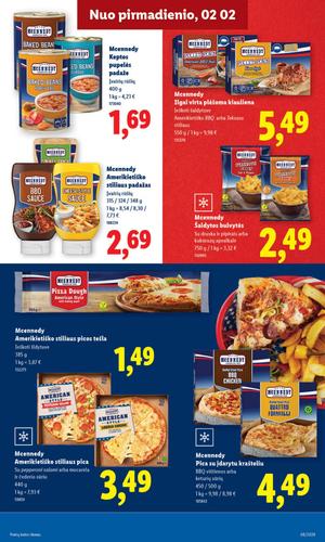 LIDL maisto akcijų leidinys nuo vasario 2 d.