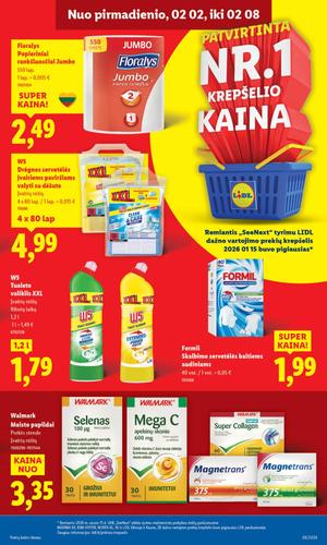 LIDL maisto akcijų leidinys nuo vasario 2 d.