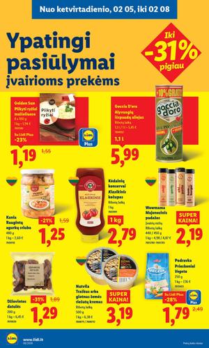 LIDL maisto akcijų leidinys nuo vasario 2 d.