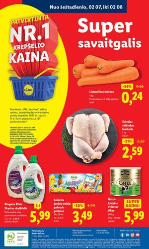 LIDL maisto akcijų leidinys nuo vasario 2 d.