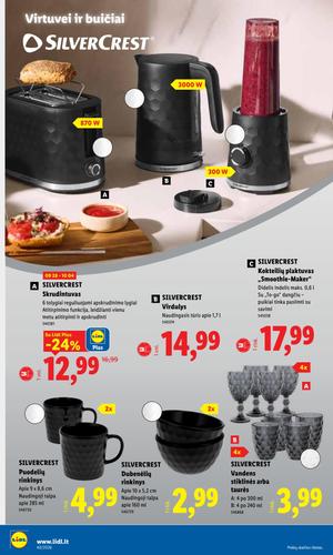 LIDL ne maisto prekių leidinys nuo rugsėjo 28 d.