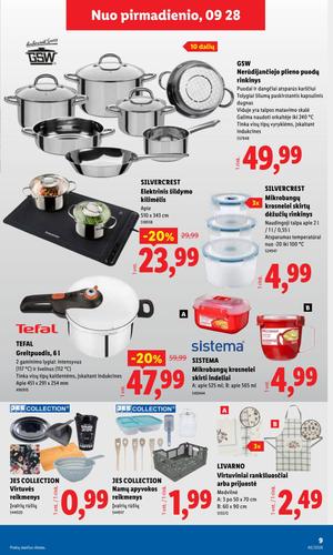 LIDL ne maisto prekių leidinys nuo rugsėjo 28 d.