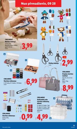 LIDL ne maisto prekių leidinys nuo rugsėjo 28 d.