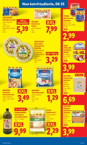 LIDL maisto akcijų leidinys nuo birželio 22 d.
