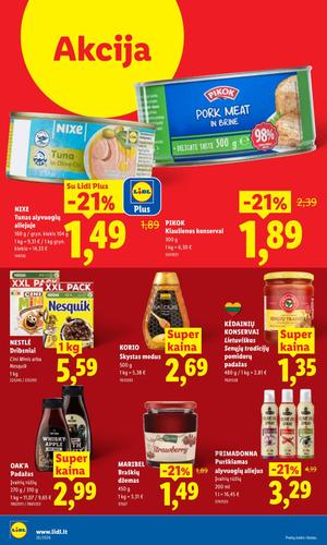 LIDL maisto akcijų leidinys nuo birželio 22 d.