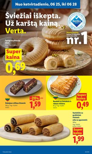 LIDL maisto akcijų leidinys nuo birželio 22 d.