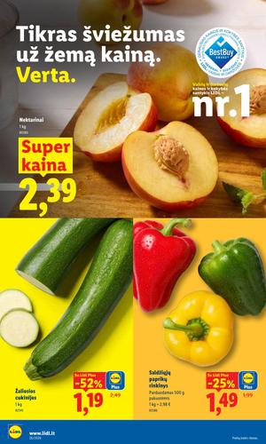 LIDL maisto akcijų leidinys nuo birželio 22 d.
