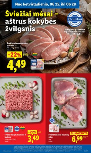 LIDL maisto akcijų leidinys nuo birželio 22 d.