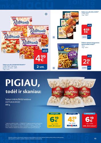 MAXIMA akcijų leidinys Nr. 28 nuo liepos 7 d.