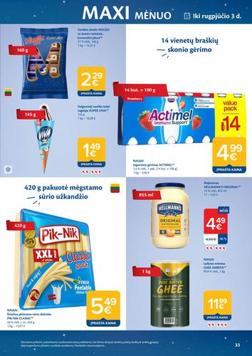 MAXIMA akcijų leidinys Nr. 28 nuo liepos 7 d.