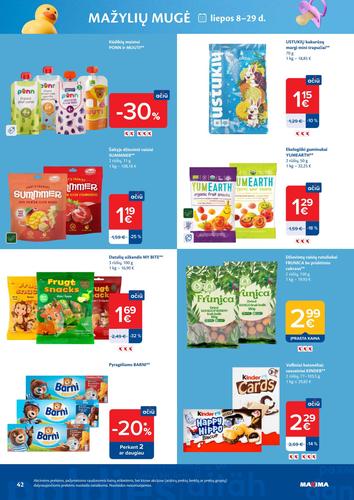 MAXIMA akcijų leidinys Nr. 28 nuo liepos 7 d.