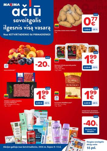MAXIMA akcijų leidinys Nr. 28 nuo liepos 7 d.