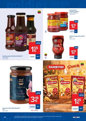 MAXIMA akcijų leidinys Nr. 39 nuo rugsėjo 22 d.