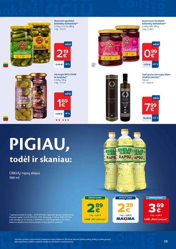 MAXIMA akcijų leidinys Nr. 39 nuo rugsėjo 22 d.