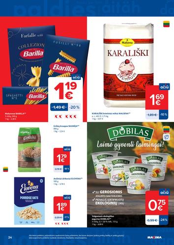 MAXIMA akcijų leidinys Nr. 39 nuo rugsėjo 22 d.