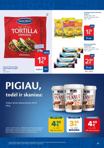 MAXIMA akcijų leidinys Nr. 39 nuo rugsėjo 22 d.