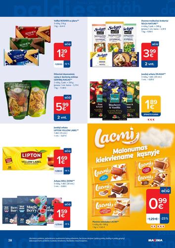 MAXIMA akcijų leidinys Nr. 39 nuo rugsėjo 22 d.