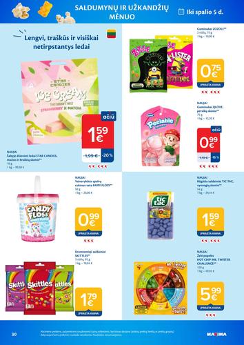 MAXIMA akcijų leidinys Nr. 39 nuo rugsėjo 22 d.