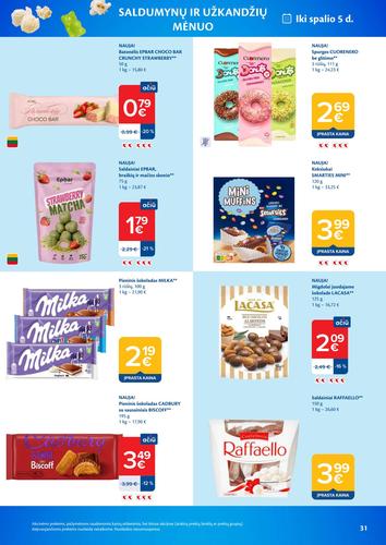 MAXIMA akcijų leidinys Nr. 39 nuo rugsėjo 22 d.