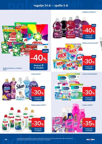 MAXIMA akcijų leidinys Nr. 39 nuo rugsėjo 22 d.