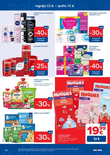 MAXIMA akcijų leidinys Nr. 39 nuo rugsėjo 22 d.
