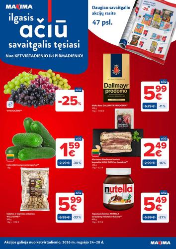 MAXIMA akcijų leidinys Nr. 39 nuo rugsėjo 22 d.