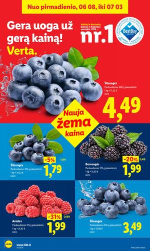 LIDL maisto akcijų leidinys nuo birželio 8 d.