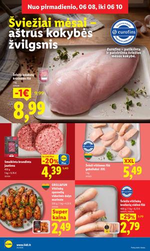 LIDL maisto akcijų leidinys nuo birželio 8 d.