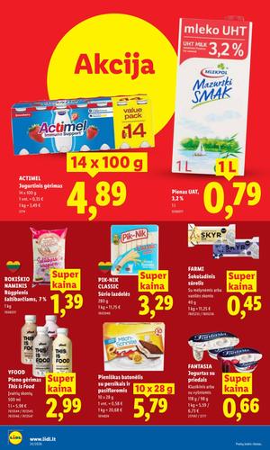 LIDL maisto akcijų leidinys nuo birželio 8 d.