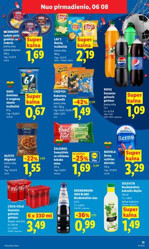 LIDL maisto akcijų leidinys nuo birželio 8 d.