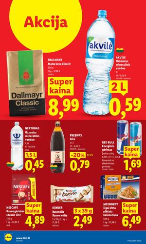 LIDL maisto akcijų leidinys nuo birželio 8 d.