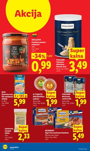 LIDL maisto akcijų leidinys nuo birželio 8 d.