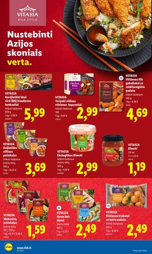 LIDL maisto akcijų leidinys nuo birželio 8 d.