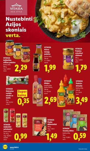 LIDL maisto akcijų leidinys nuo birželio 8 d.
