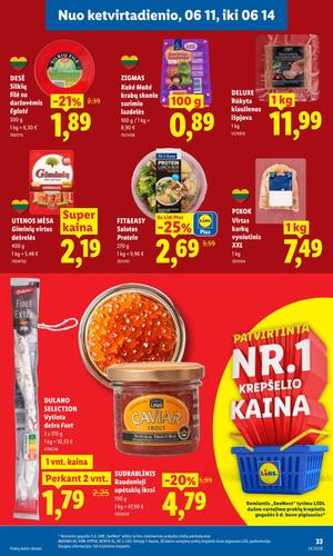 LIDL maisto akcijų leidinys nuo birželio 8 d.